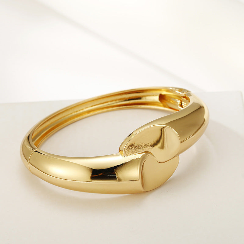 Glossy Gold Bracelet from Vienna Verve Collection
