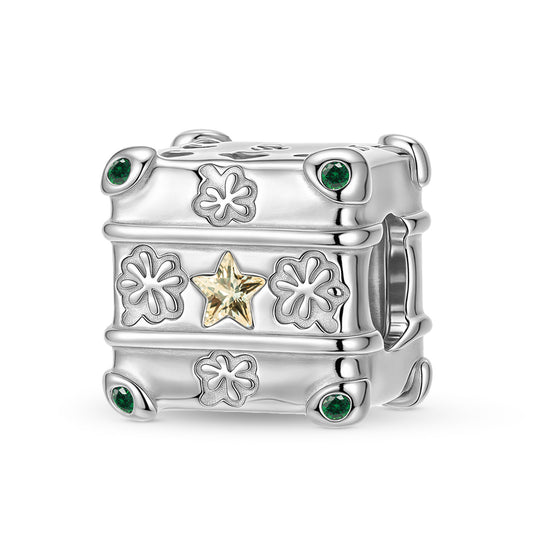 Planderful Jewelry Sterling Silver Zircon Beading Pendant For DIY Jewelry Making And Beads Collection