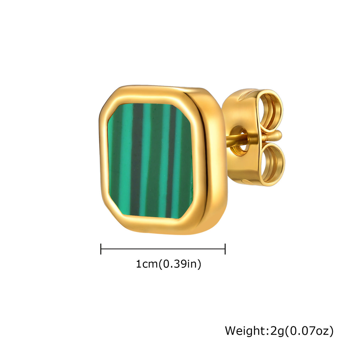 Stainless Steel Inlay Earrings — Six Styles