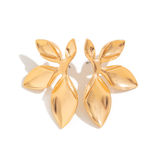 Planderful Vienna Verve Earrings – Elegant Retro Petal Design