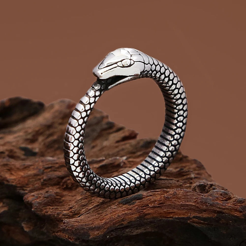 Vintage Viking Stainless Steel Men's Ring