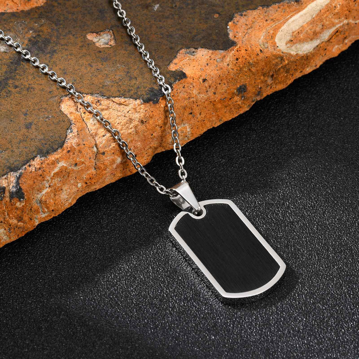 Dog Tag Stainless Steel Pendant