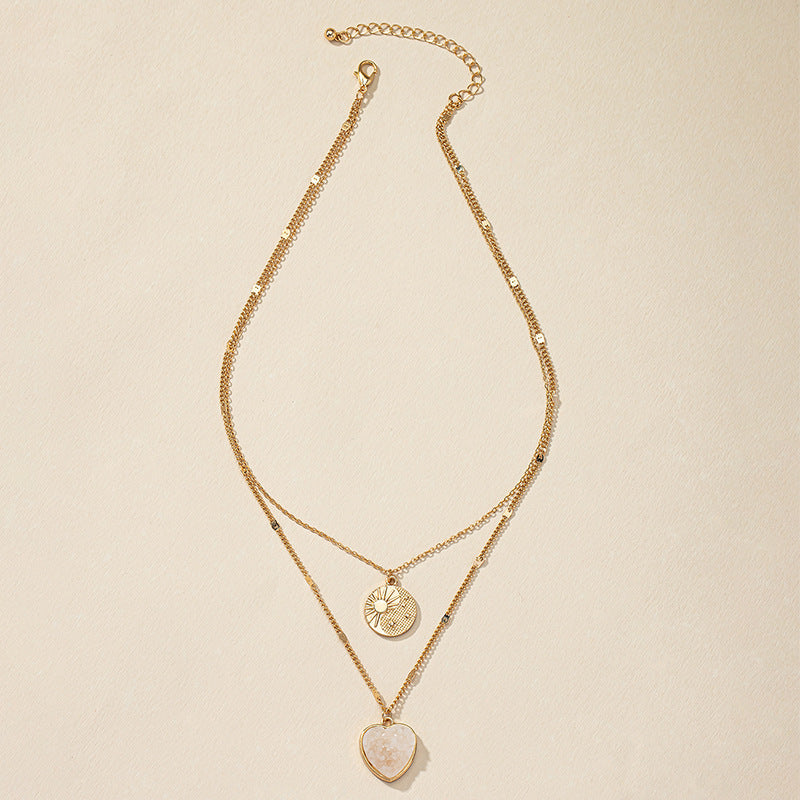 Sunlit Love Crystal Necklace - Vienna Verve Collection