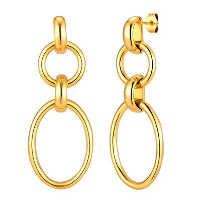 Modern Stainless Steel Earrings