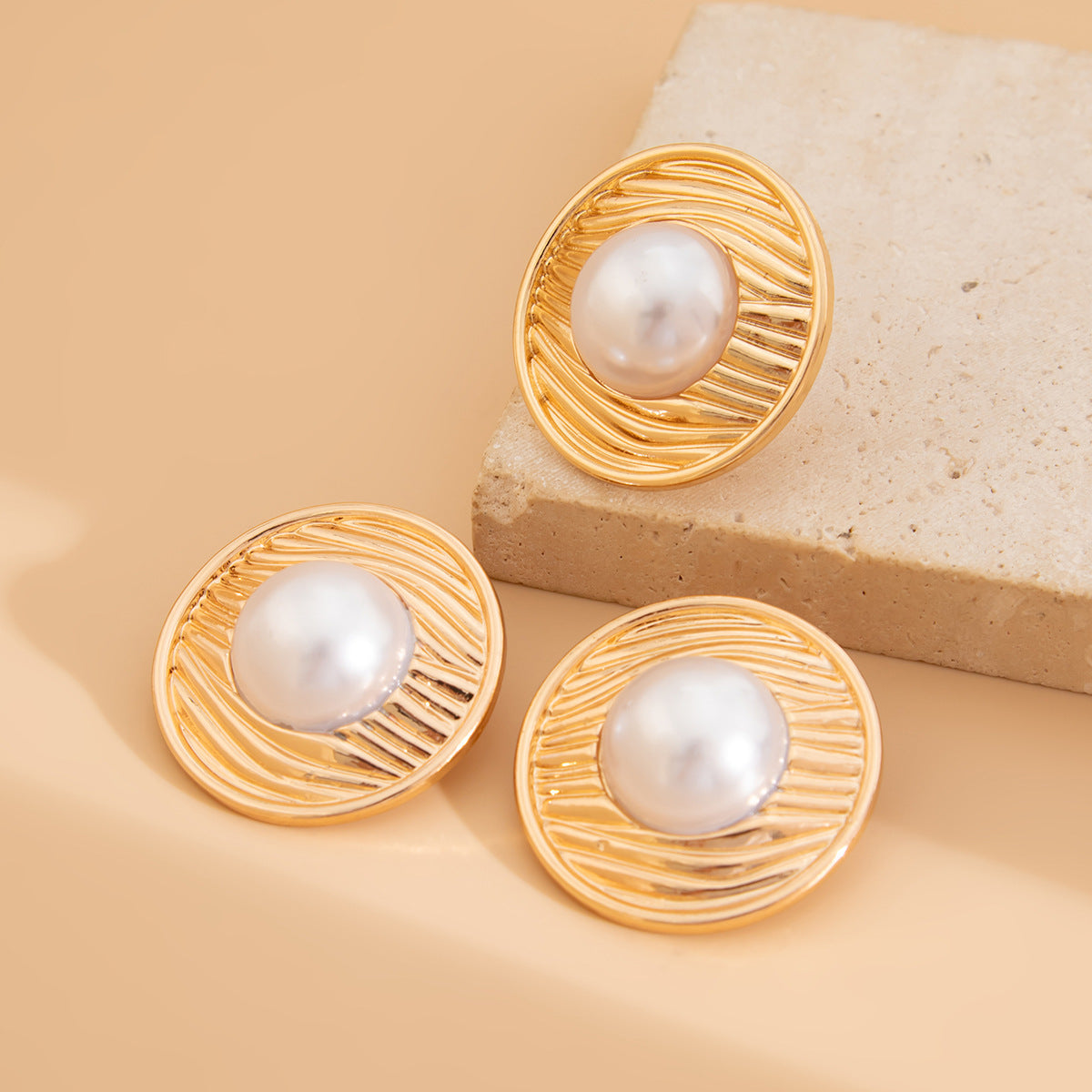 Planderful Vienna Verve Earrings – Exaggerated Irregular Geometric Design