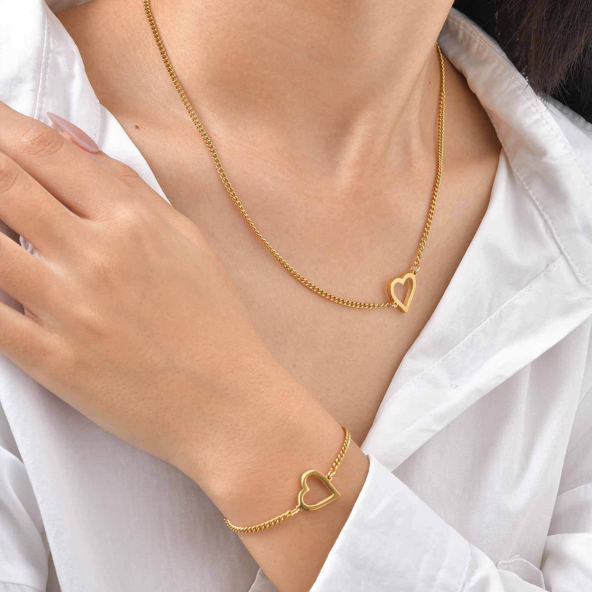 Heart Stainless Steel Bracelet