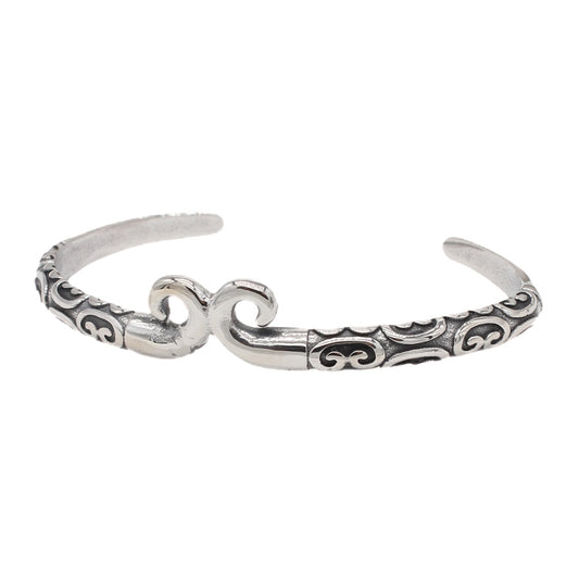 Titanium Steel Bracelet Unisex Retro Straitjacket Design By Planderful Bold Statement Accessory For Trendsetters