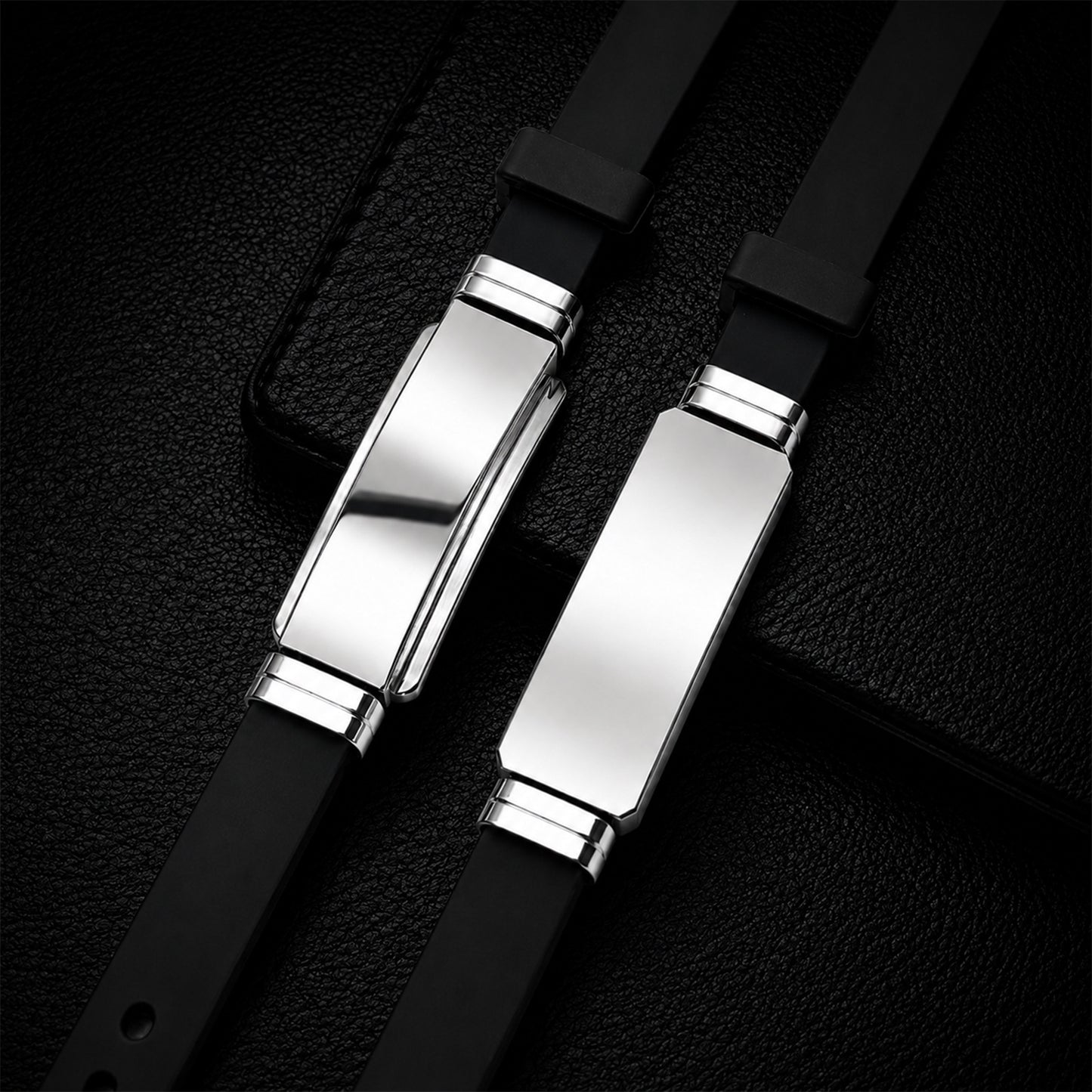 Mens Stainless Steel Bracelet Everyday Genie By Planderful Unisex Trendy Jewelry Protection Statement