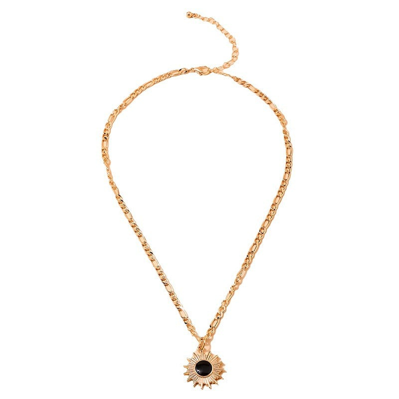 Elegant Sunflower Palace Style Necklace - Vienna Verve Collection