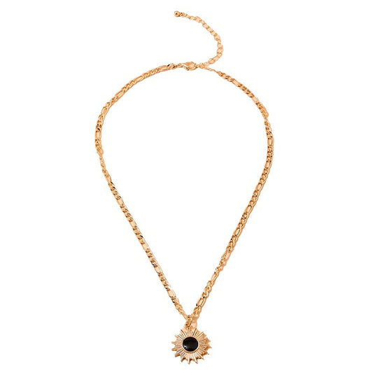 Elegant Sunflower Palace Style Necklace - Vienna Verve Collection