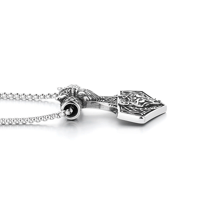 Steel Necklace – Vintage Viking Anchor