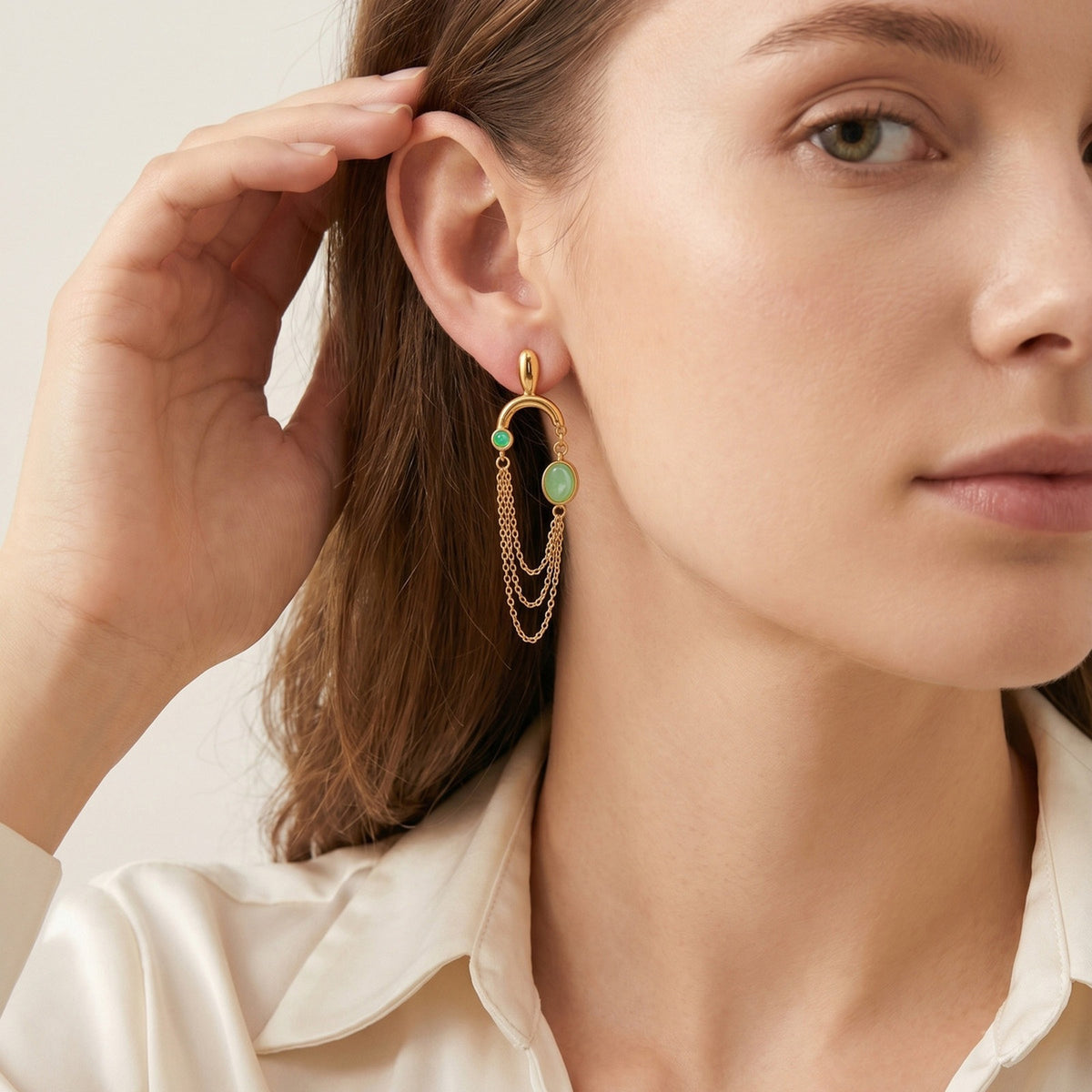 Stainless Steel Geometric Earrings