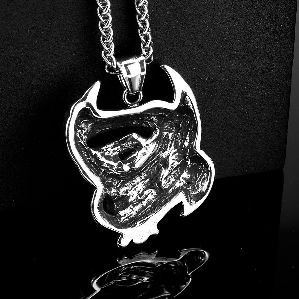 European and American Jewelry Stainless Steel Men's Pendant Necklace