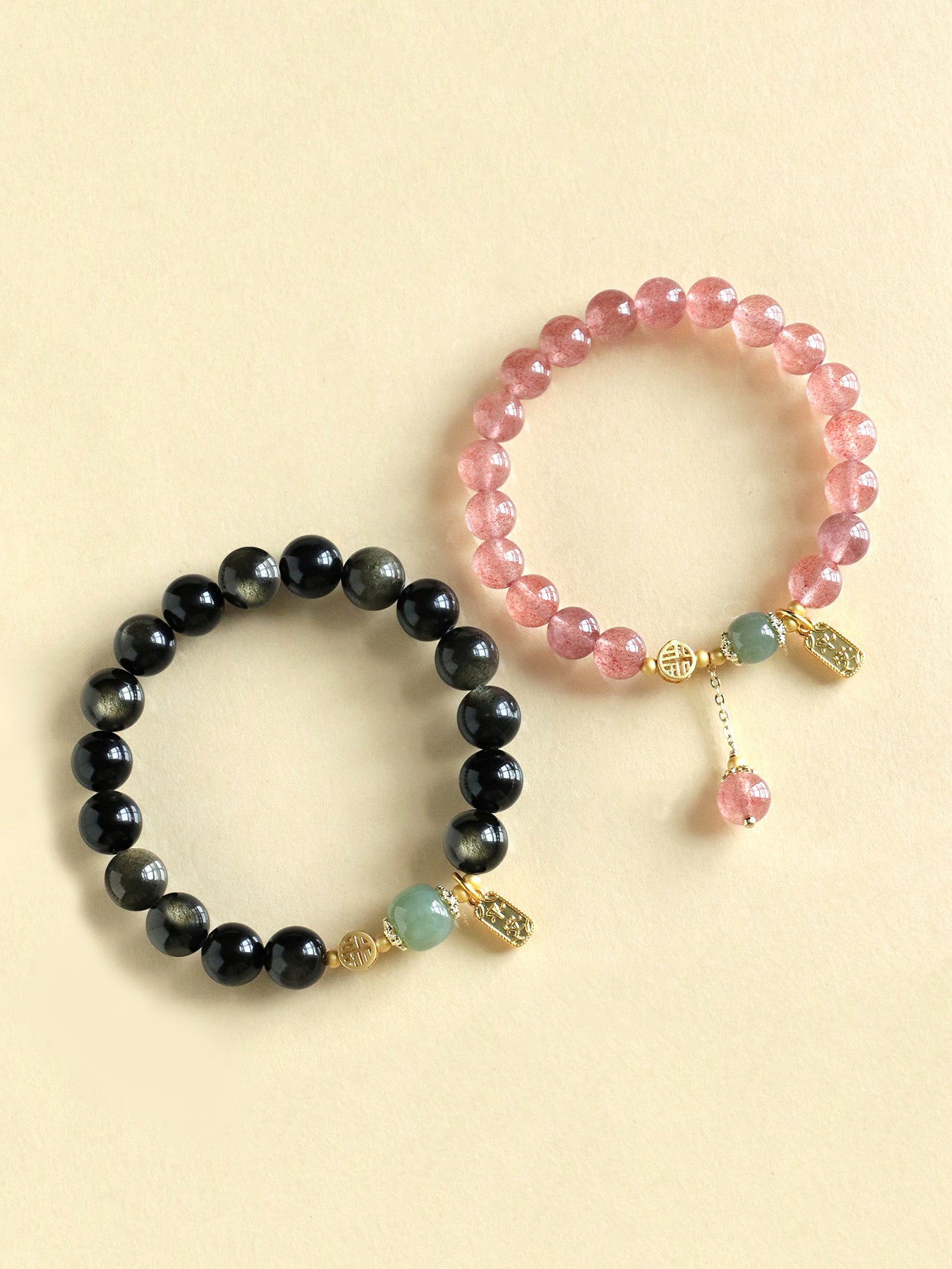 Planderful Fortune's Favor Bracelet – Elegant Crystal Design for Couples