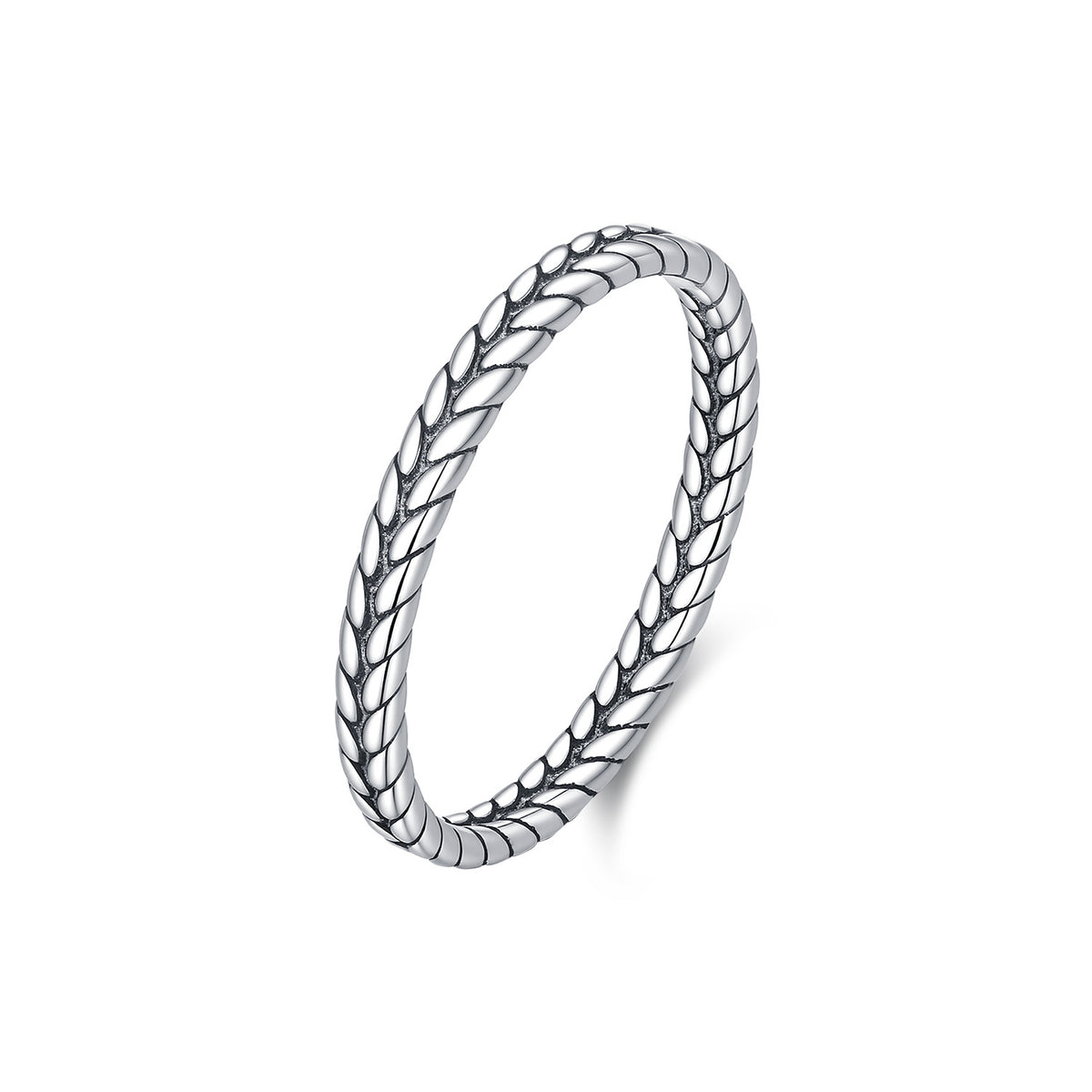 925 Sterling Silver Wheat Ear Ring