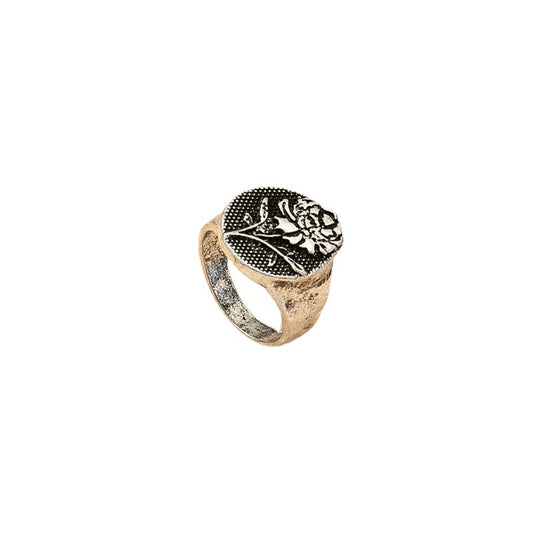 European and American Vintage Floral Ring - Vienna Verve Collection