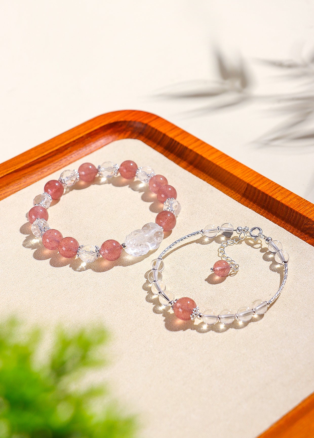 Planderful Fortune's Favor Bracelet – Fresh and Sweet Crystal Stacked Design