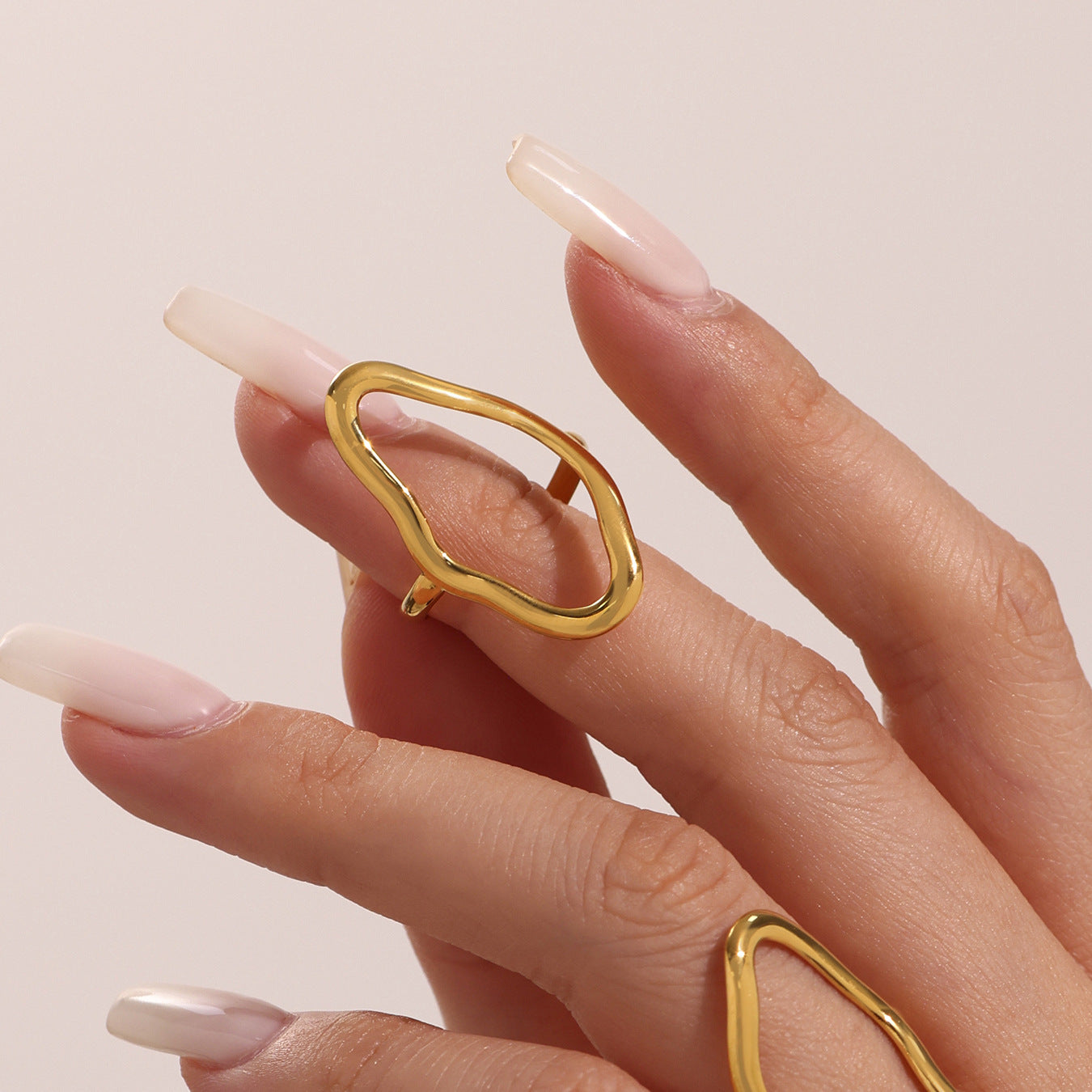 Planderful Geometric Open Ring For Fashion Lovers Bold