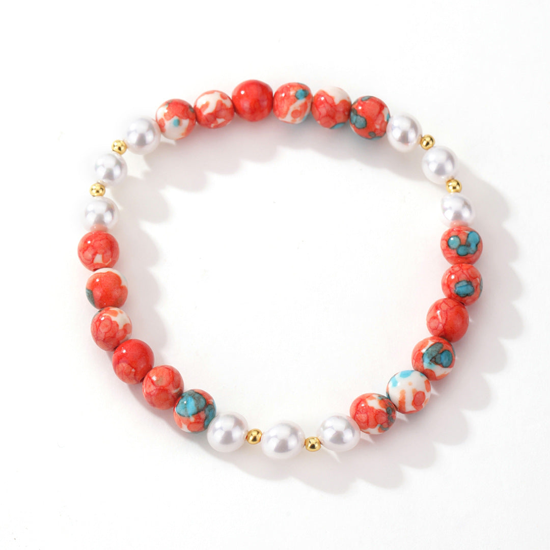 Contemporary Stone 925 Sterling Silver Bracelet