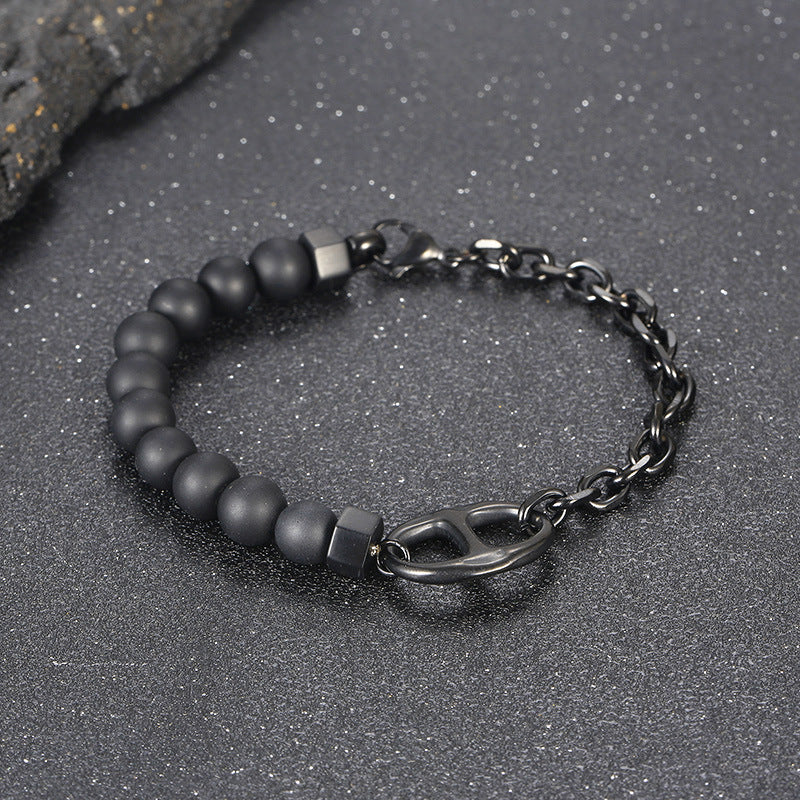 Planderful Pig Nose Titanium Bracelet For Women And Men