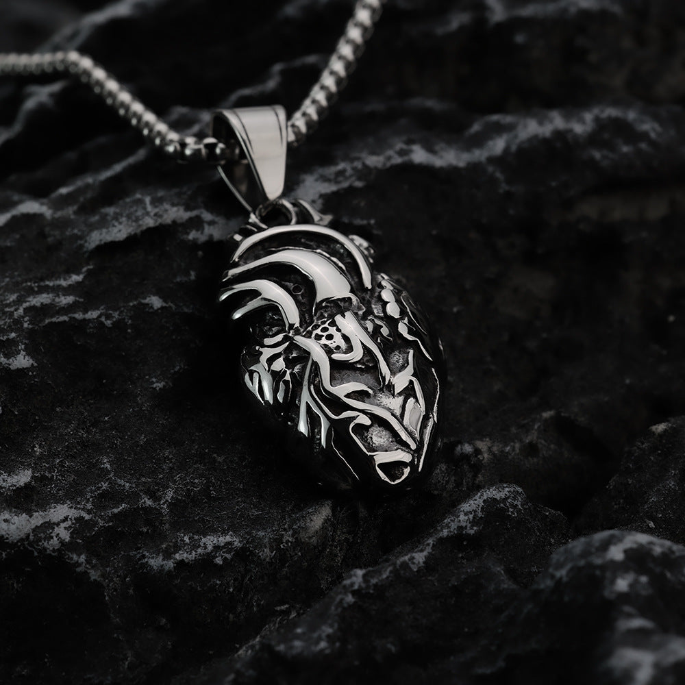 European And American Retro Stainless Steel Men's Pendant Necklace