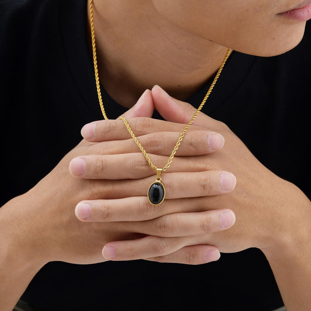 Vintage-Inspired Inlay Pendants — Chain Optional