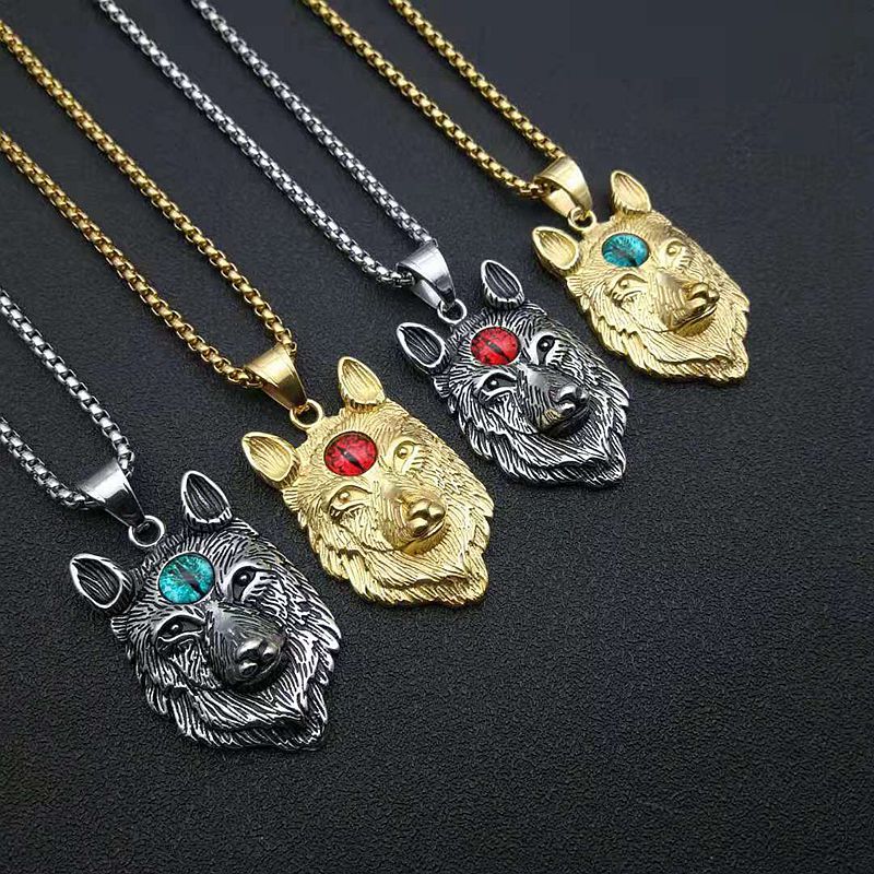 Steel Necklace – Vintage Nordic Vikings Punk Totem Pendant For Everyday Style Look