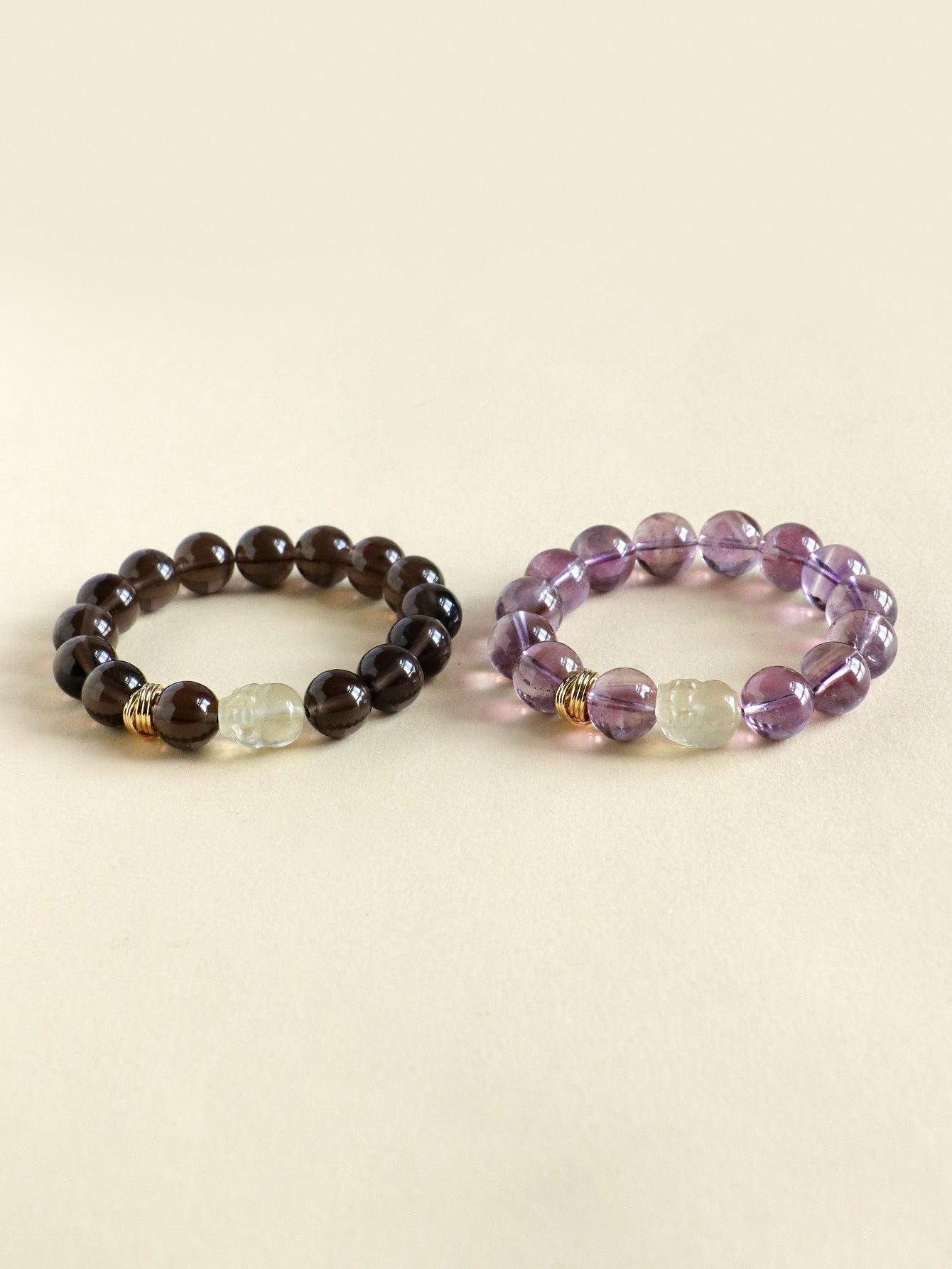 Planderful Fortune's Favor Bracelet – High-End Amethyst and Lemon Crystal Design