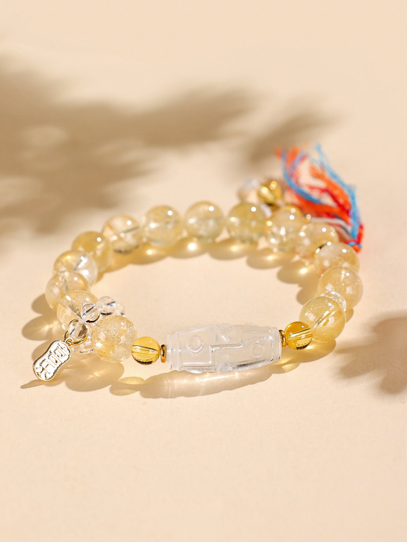 Planderful Fortune's Favor Bracelet – Elegant White Crystal Design