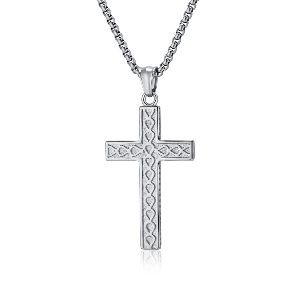 Timeless Titanium Steel Cross Necklace for Every Occasion