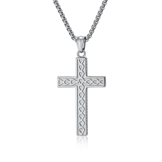Timeless Titanium Steel Cross Necklace for Every Occasion