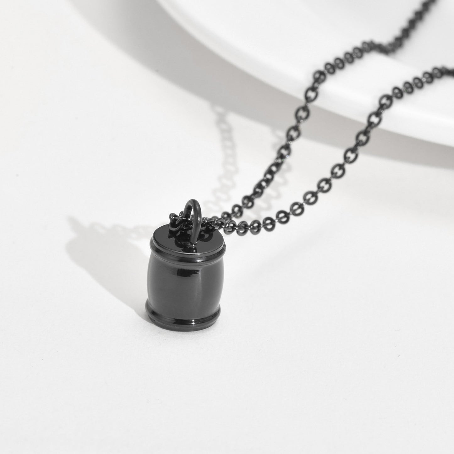 Cross-Border Jewelry Commemorative Pendant Necklace Small Jar Urn