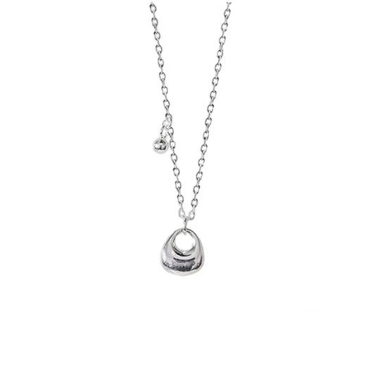 Planderful S925 Sterling Silver Necklace With Premium Niche Design Pendant For Women Clavicle Chain
