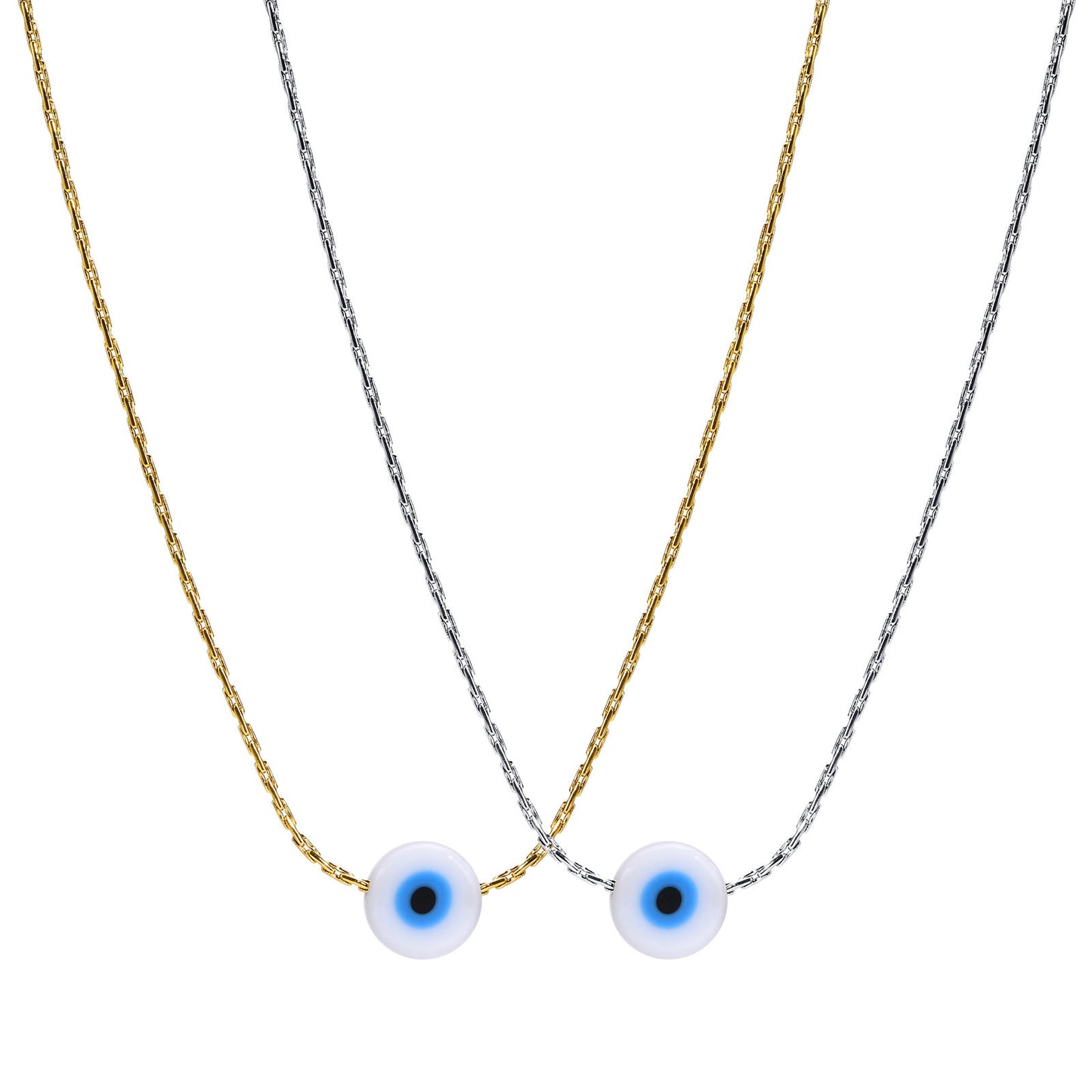 European And American Accessories Stainless Steel Devil's Eye Necklace