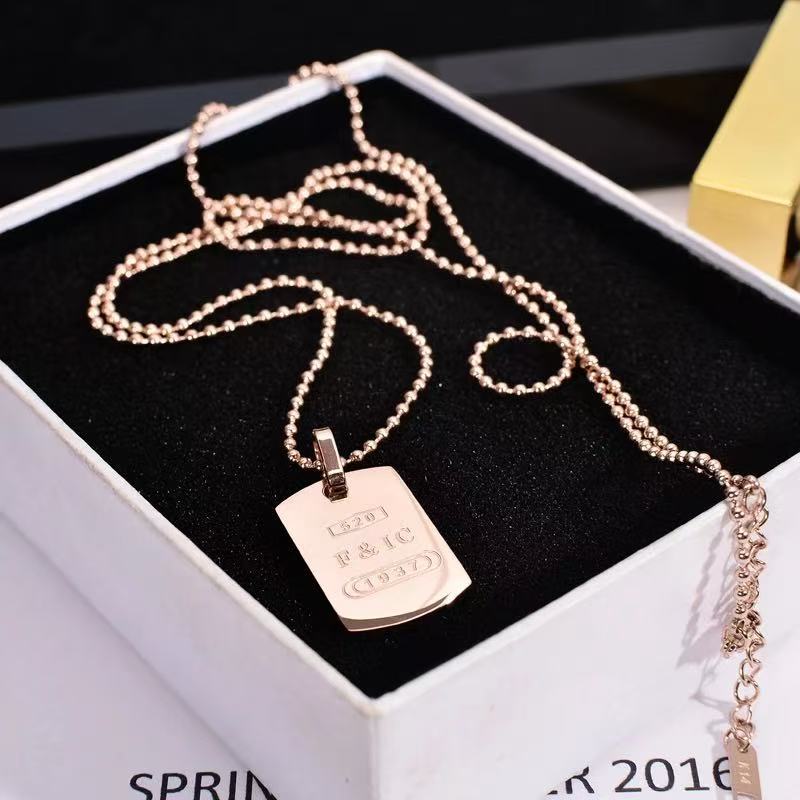 Planderful Jewelry Everyday Genie Couple Necklace With Letter Pendant In Steel Chain