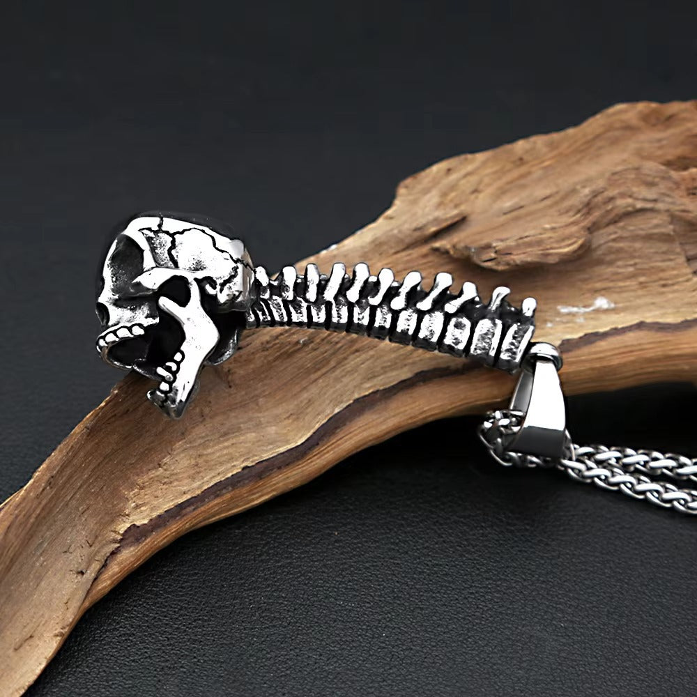 Punk Skull Stainless Steel Men's Ring