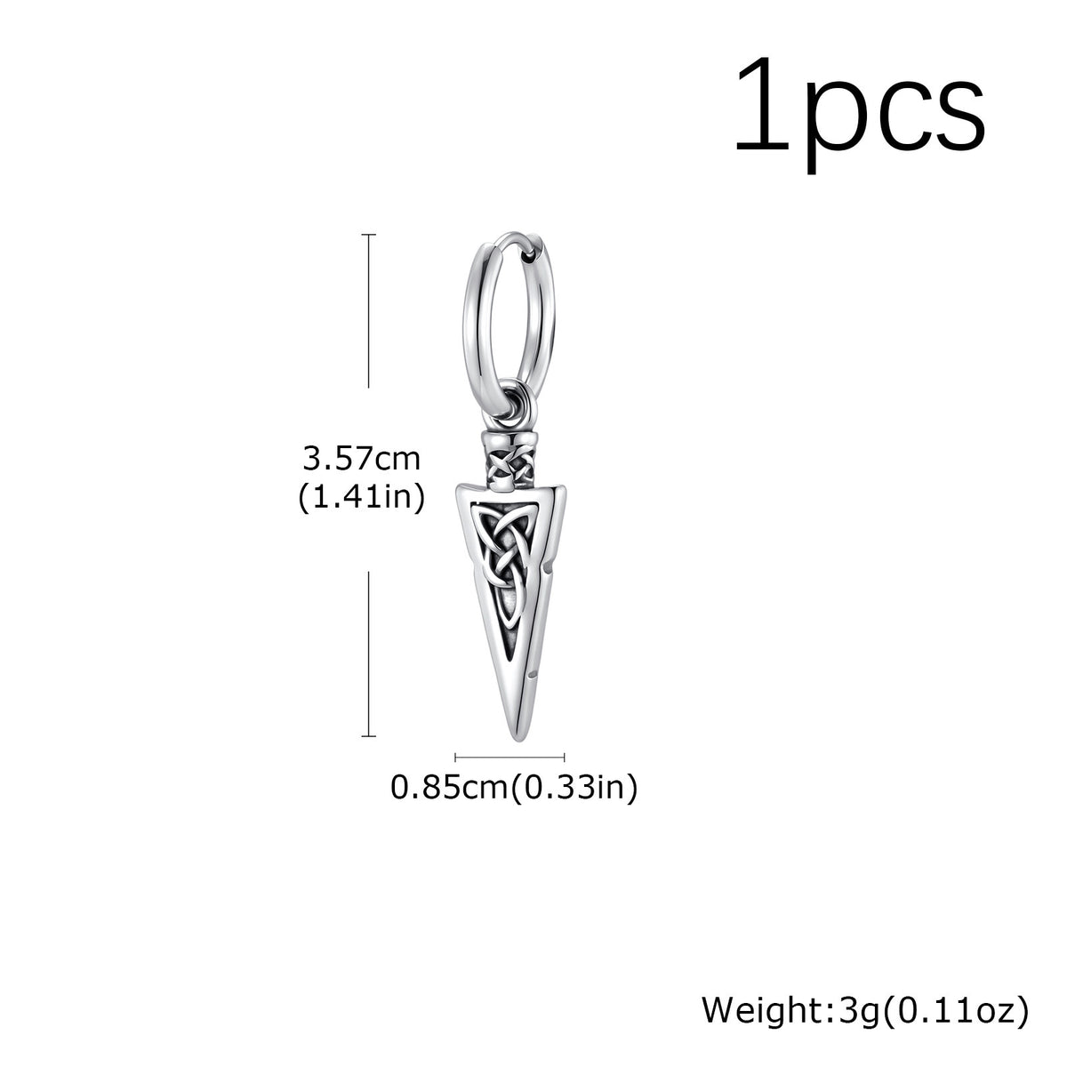 Antiqued Silver Symbol Hoop Earrings — 6 Styles