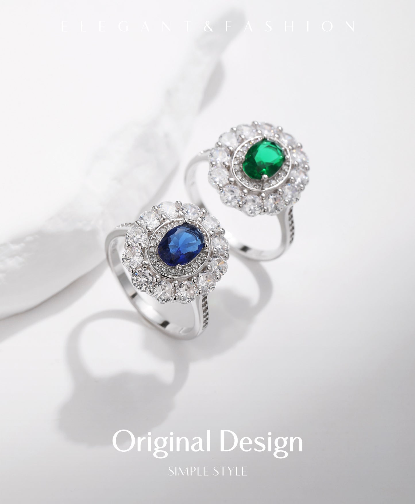 Planderful Gala Fireworks Ring – Retro Luxury with Stunning Zircon