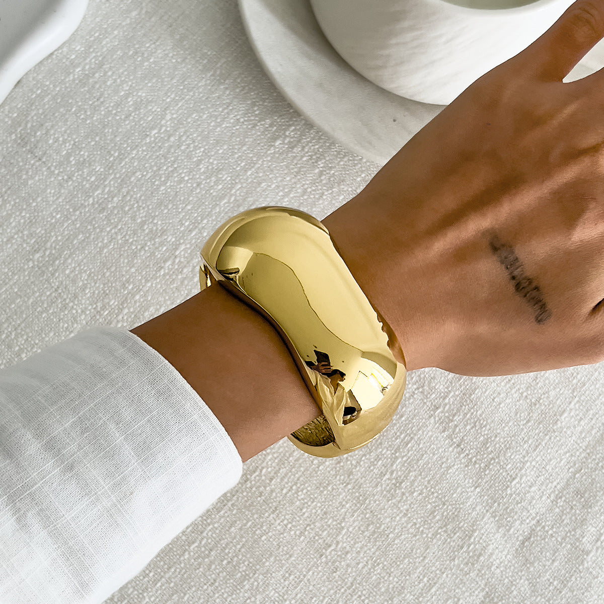 Planderful Geometric Alloy Bracelet Vienna Verve For Women Bold Statement Jewelry