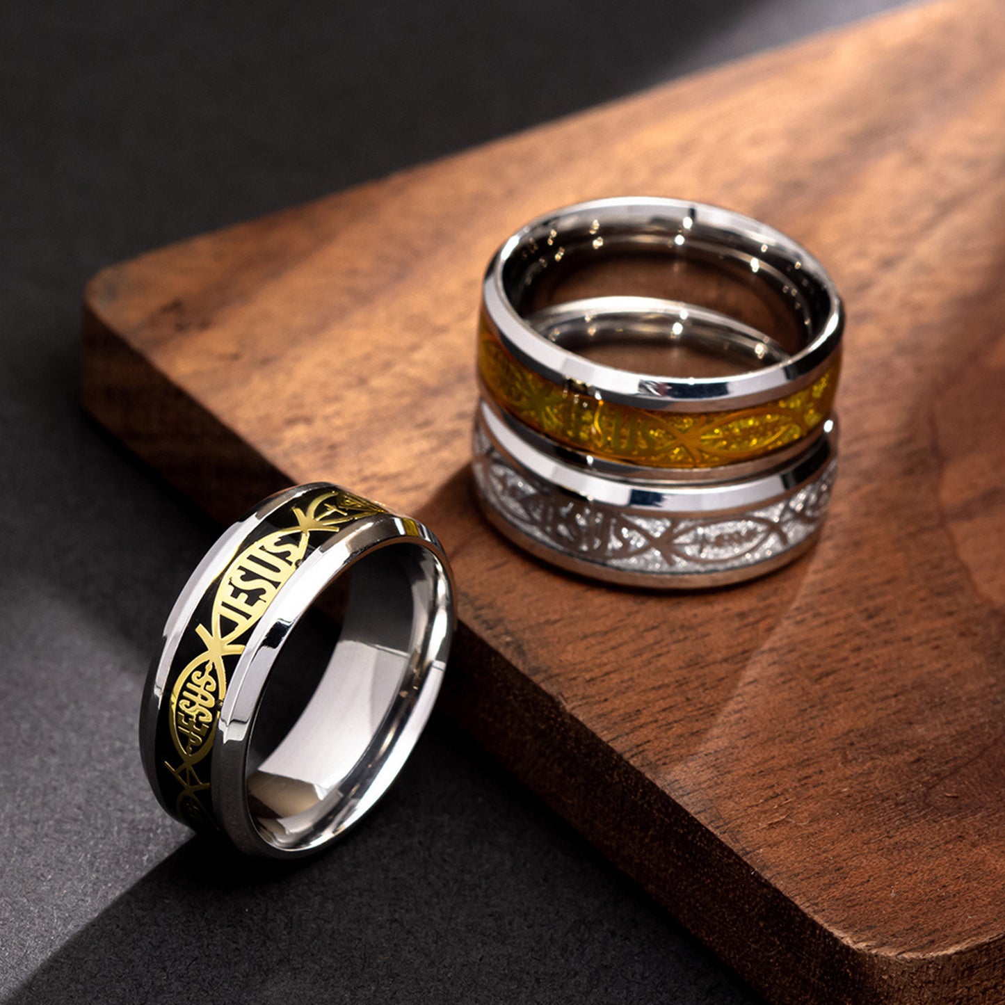 Stainless Steel Ring Unisex Protection Statement Planderful Collection Everyday Genie