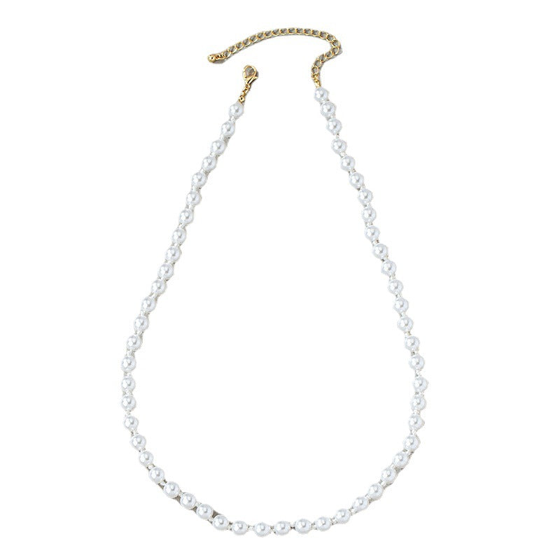 Imitation Pearl Men's Clavicle Chain - Vienna Verve Collection