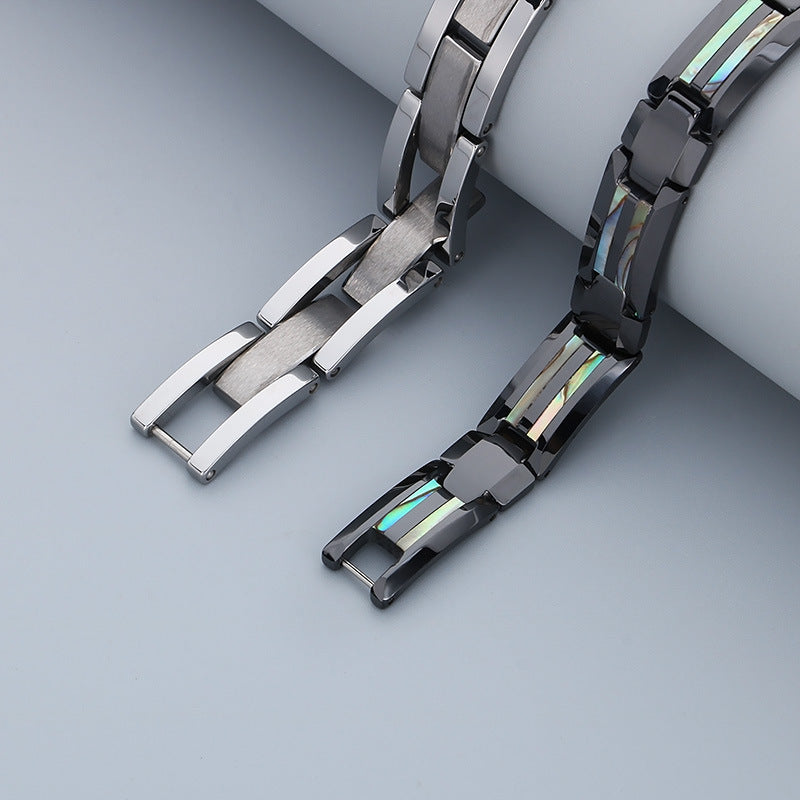 Planderful Personalized Magnetic Stone Bracelet For Men