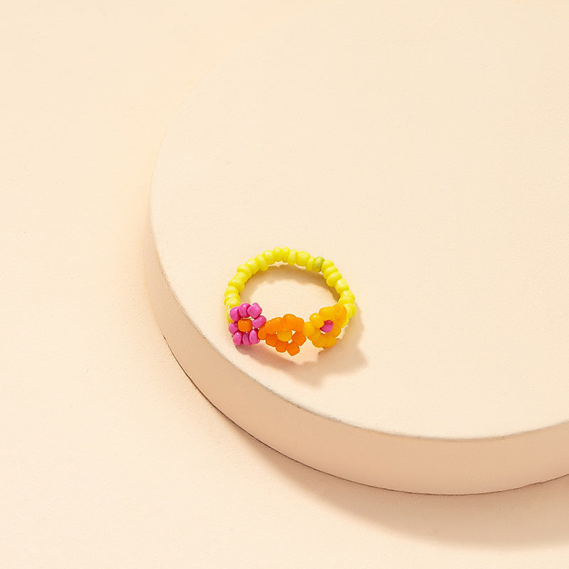 European and American Vienna Verve Elastic Bead Ring