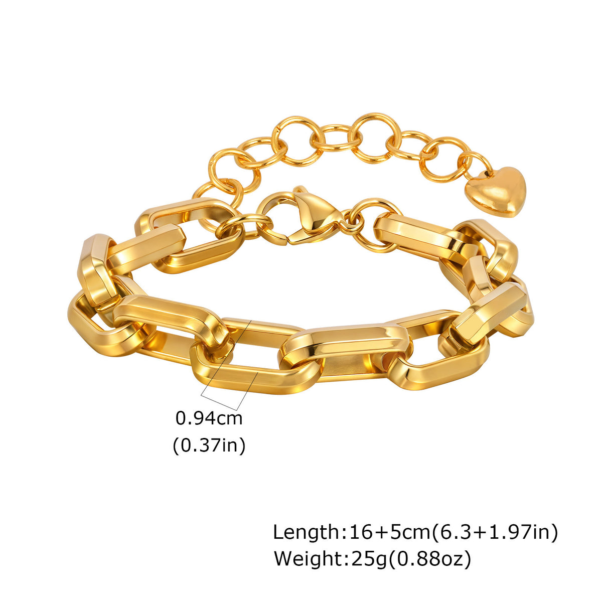 Cross Stainless Steel Bracelet Unisex