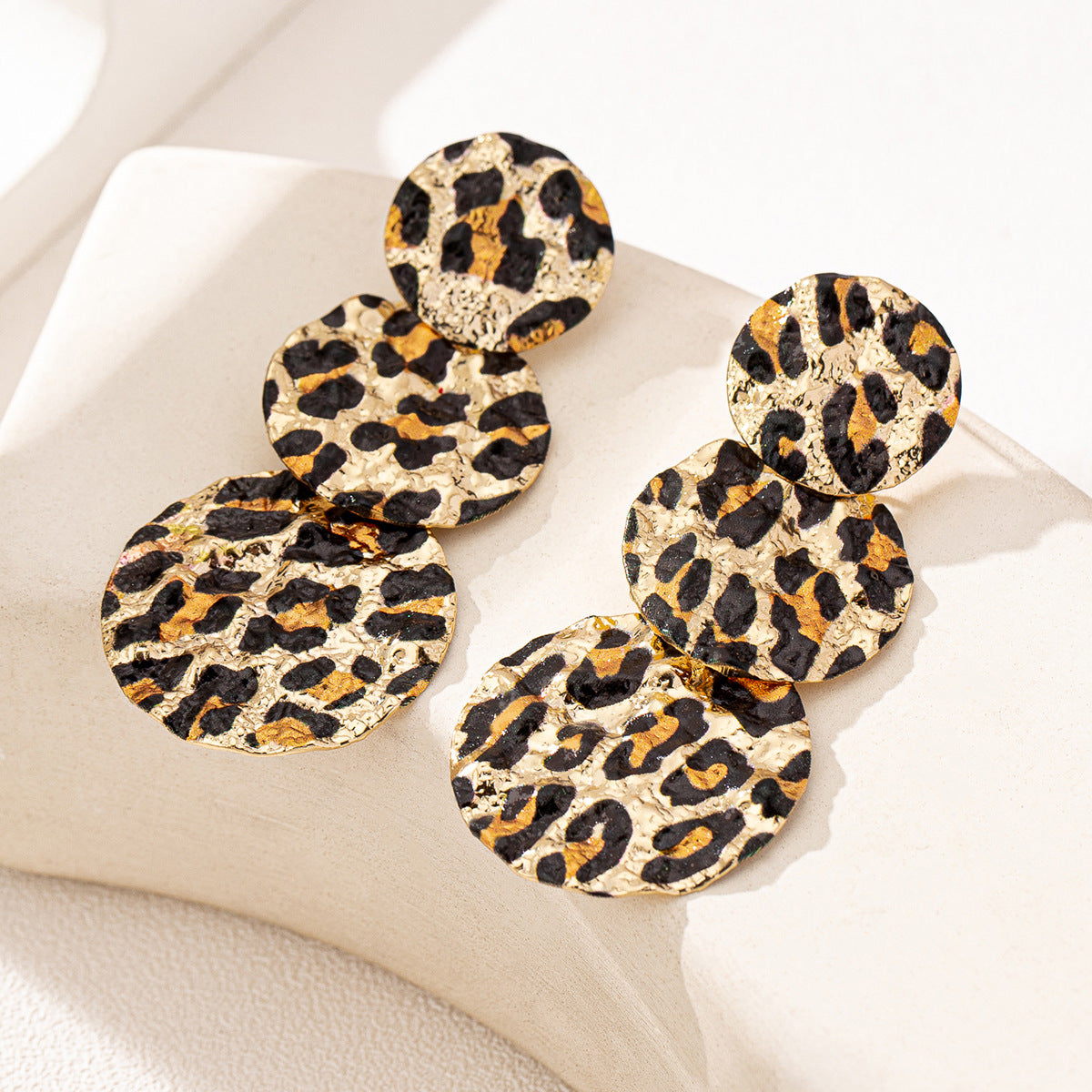 Planderful Vienna Verve Earrings – Trendy Leopard Print Tassel Design