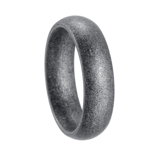 Planderful Stainless Steel Mens Ring 6mm Wide European American Style Timeless Unisex Jewelry