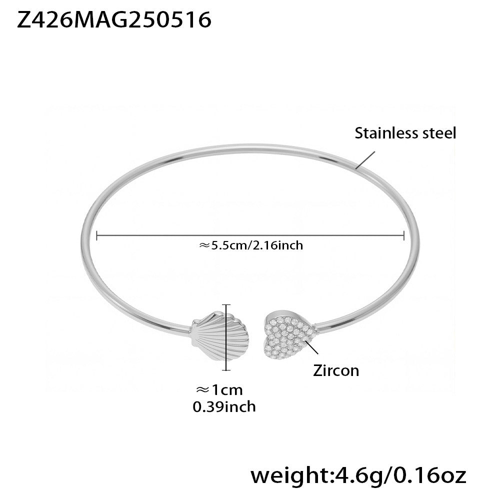 Planderful Everyday Genie Stainless Zircon Starfish Bracelet