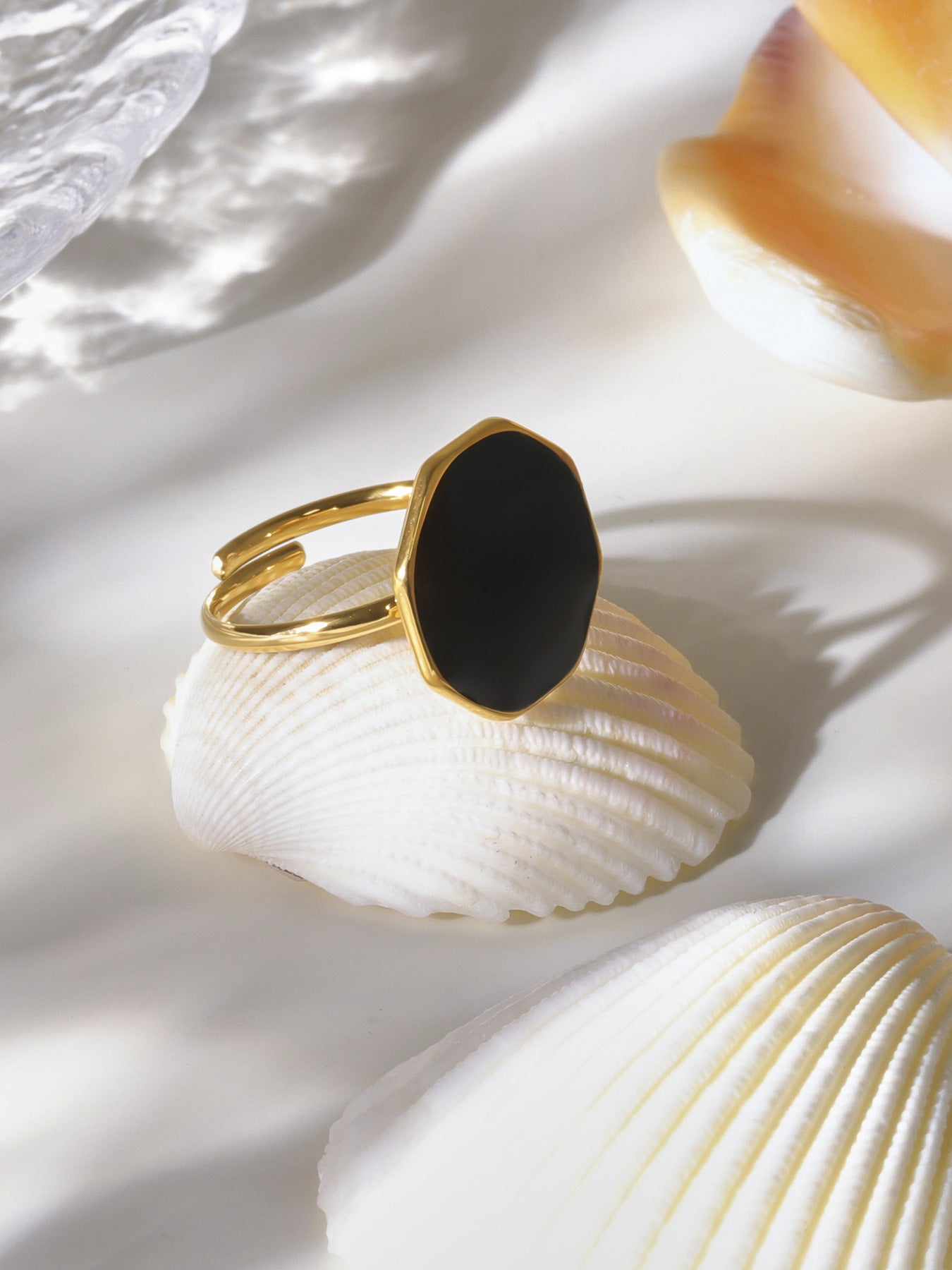 Planderful Open Ring for Women Durable Stainless Steel Genie