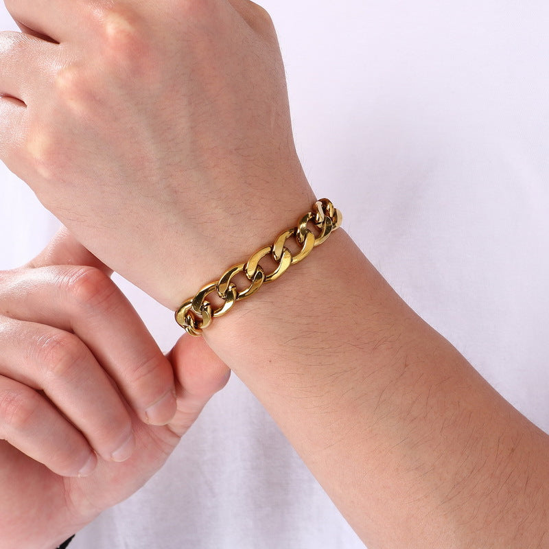 Minimalist Figaro Chain Stainless Steel Bracelet – Unisex Nk Chain Adjustable Handmade