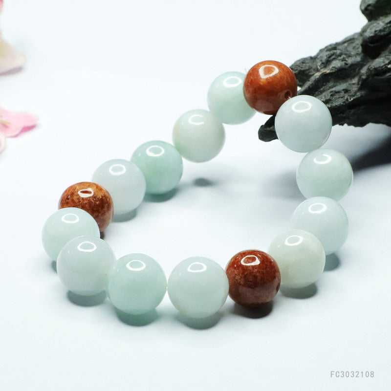 Jadeite Multicolor Treasure Bead Beaded Bracelet